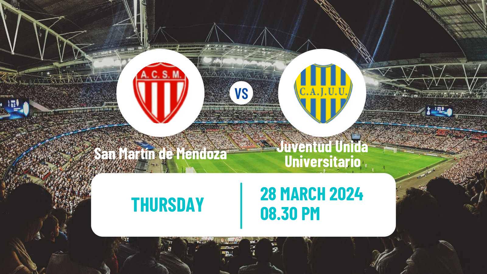 Soccer Argentinian Torneo Federal San Martín de Mendoza - Juventud Unida Universitario
