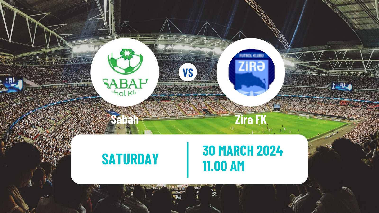 Soccer Azerbaijan Premier League Sabah - Zira