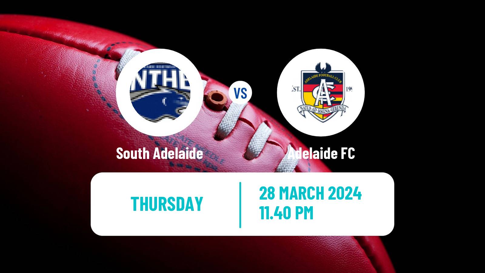 Aussie rules SANFL South Adelaide - Adelaide