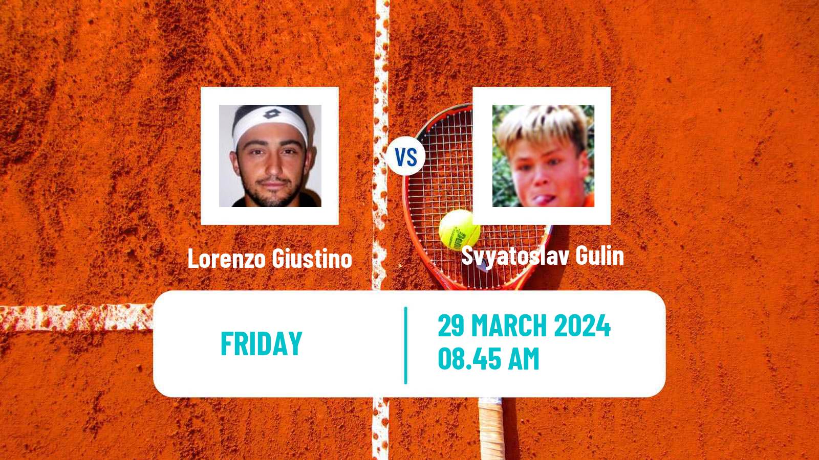 Tennis ITF M25 Tarragona Men Lorenzo Giustino - Svyatoslav Gulin