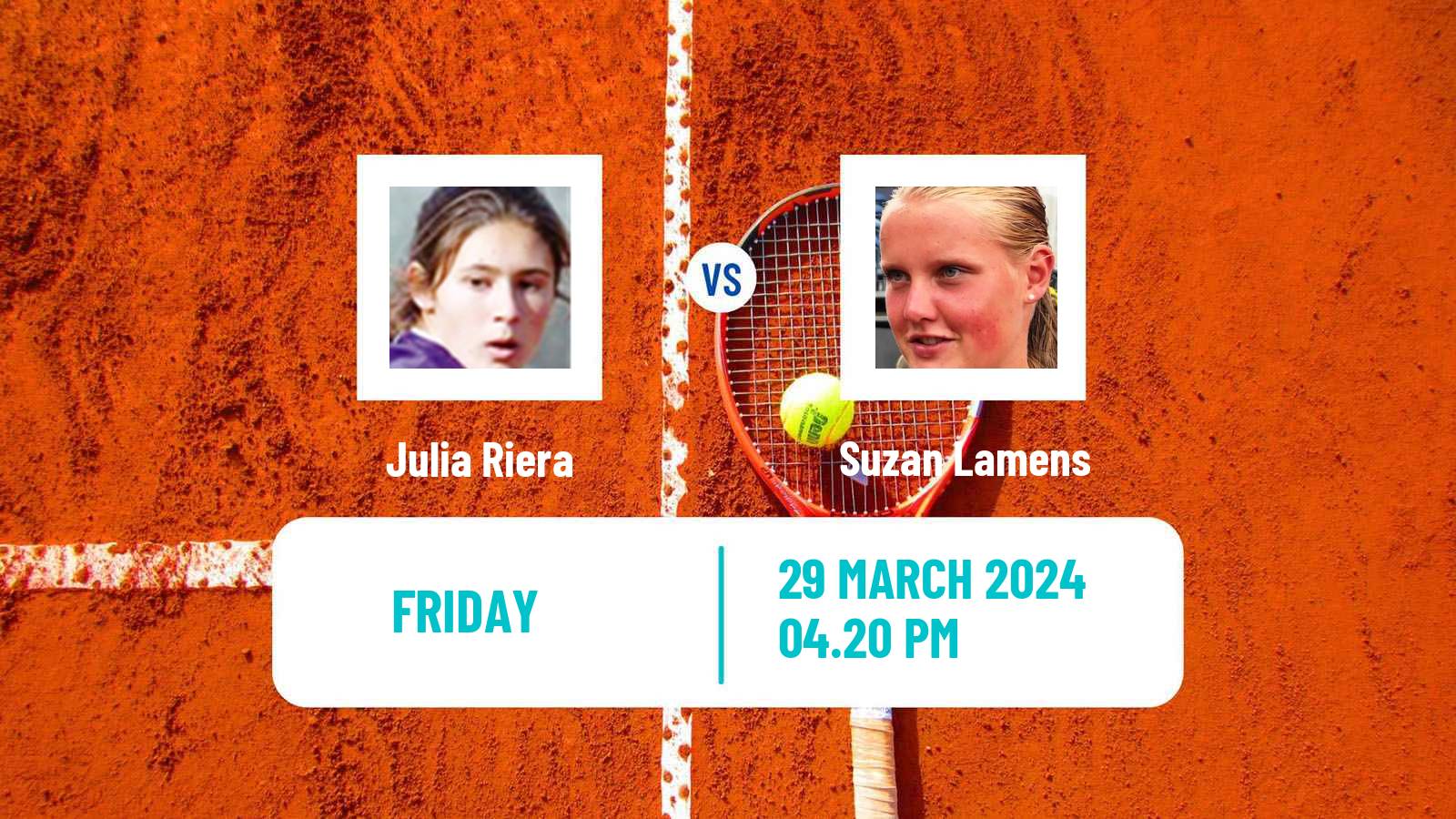 Tennis San Luis Potosi Challenger Women Julia Riera - Suzan Lamens