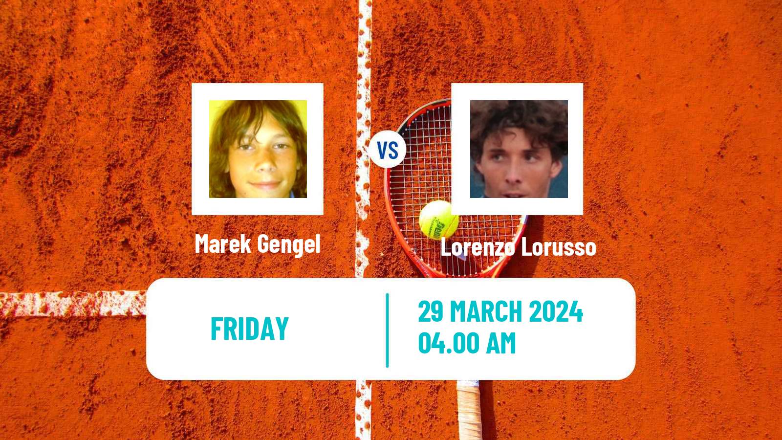 Tennis ITF M15 Sharm Elsheikh 9 Men Marek Gengel - Lorenzo Lorusso