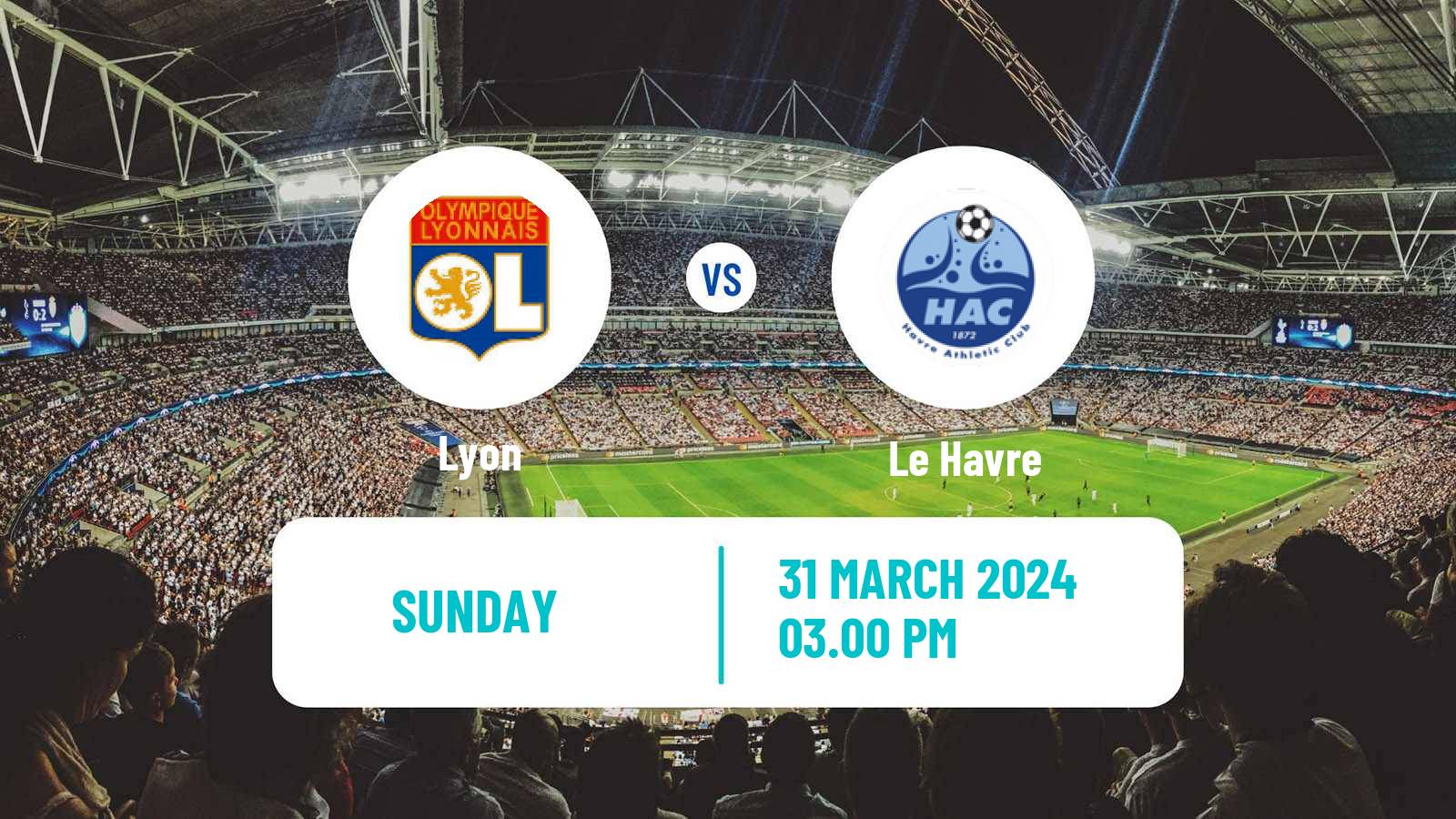 Soccer French Division 1 Women Lyon - Le Havre