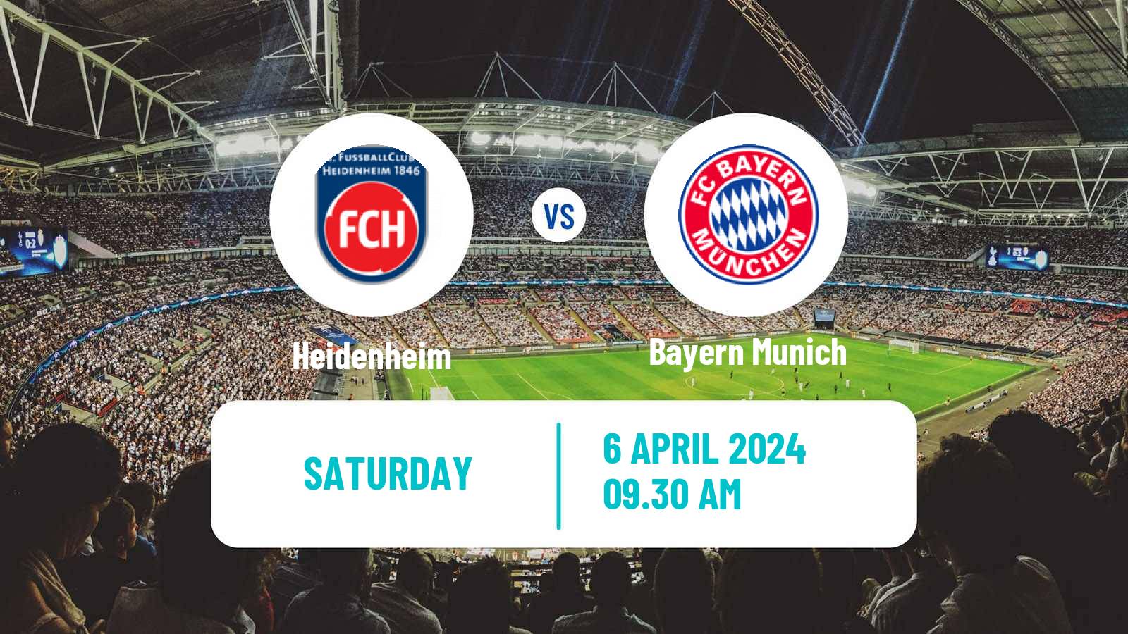Soccer German Bundesliga Heidenheim - Bayern Munich
