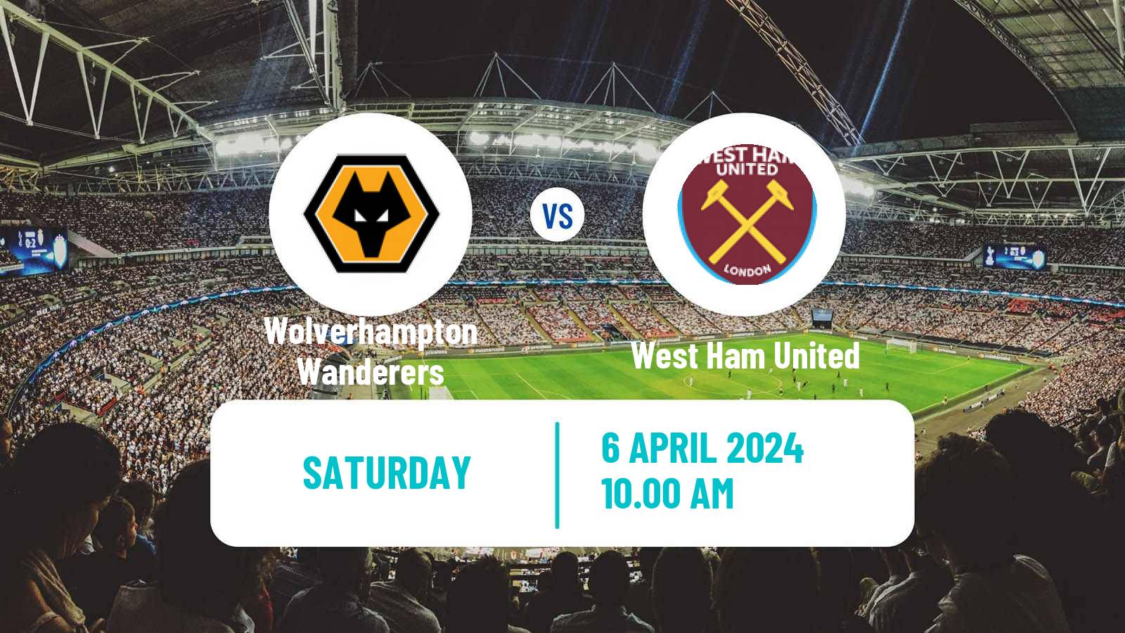 Soccer English Premier League Wolverhampton Wanderers - West Ham United