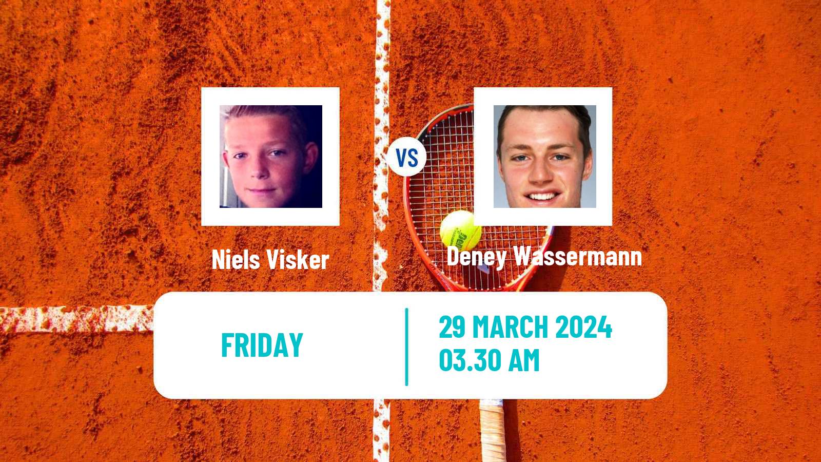 Tennis ITF M15 Antalya 8 Men Niels Visker - Deney Wassermann