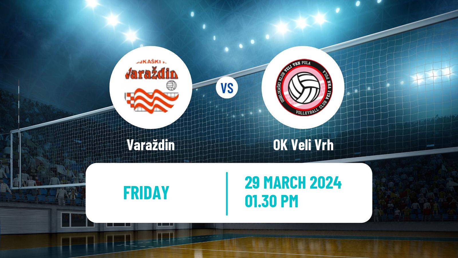 Volleyball Croatian Prva Liga Volleyball Women Varaždin - Veli Vrh