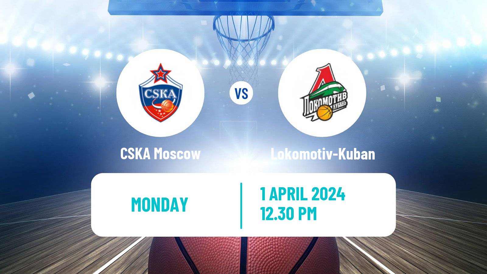 Basketball VTB United League CSKA Moscow - Lokomotiv-Kuban