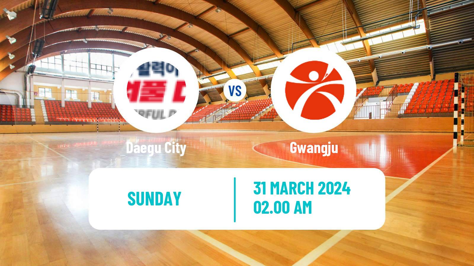 Handball South Korean 1st League Handball Women Daegu City - Gwangju