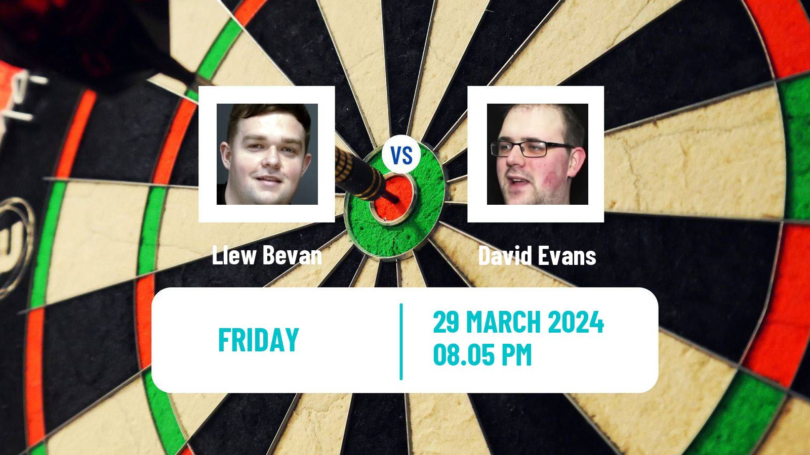 Darts Modus Super Series Llew Bevan - David Evans