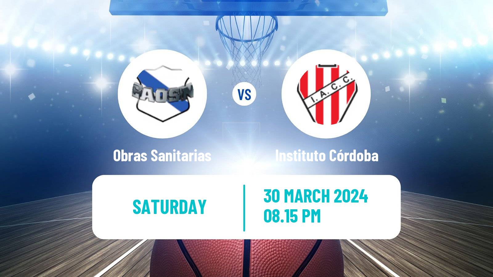 Basketball Argentinian LNB Obras Sanitarias - Instituto Córdoba