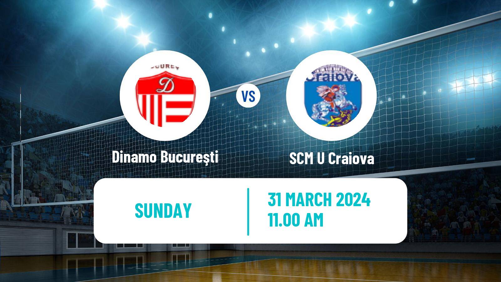 Volleyball Romanian Divizia A1 Volleyball Dinamo Bucureşti - SCM U Craiova