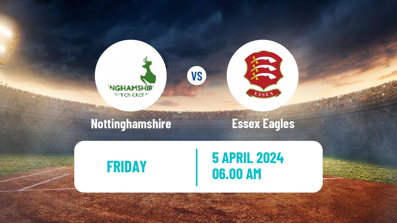 Cricket County Championship One Cricket Nottinghamshire - Essex