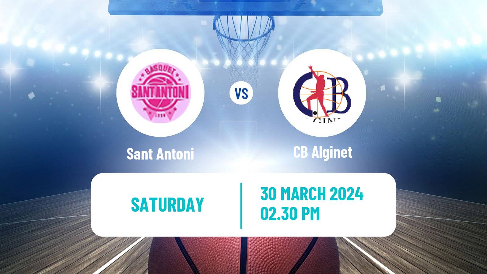 Basketball Spanish LEB Plata Sant Antoni - Alginet