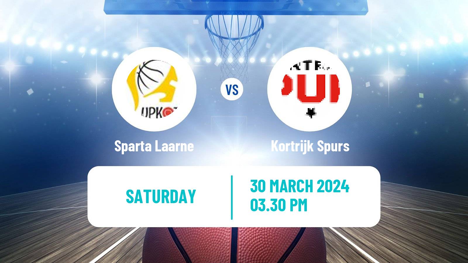 Basketball Belgian Top Division Basketball Women Sparta Laarne - Kortrijk Spurs