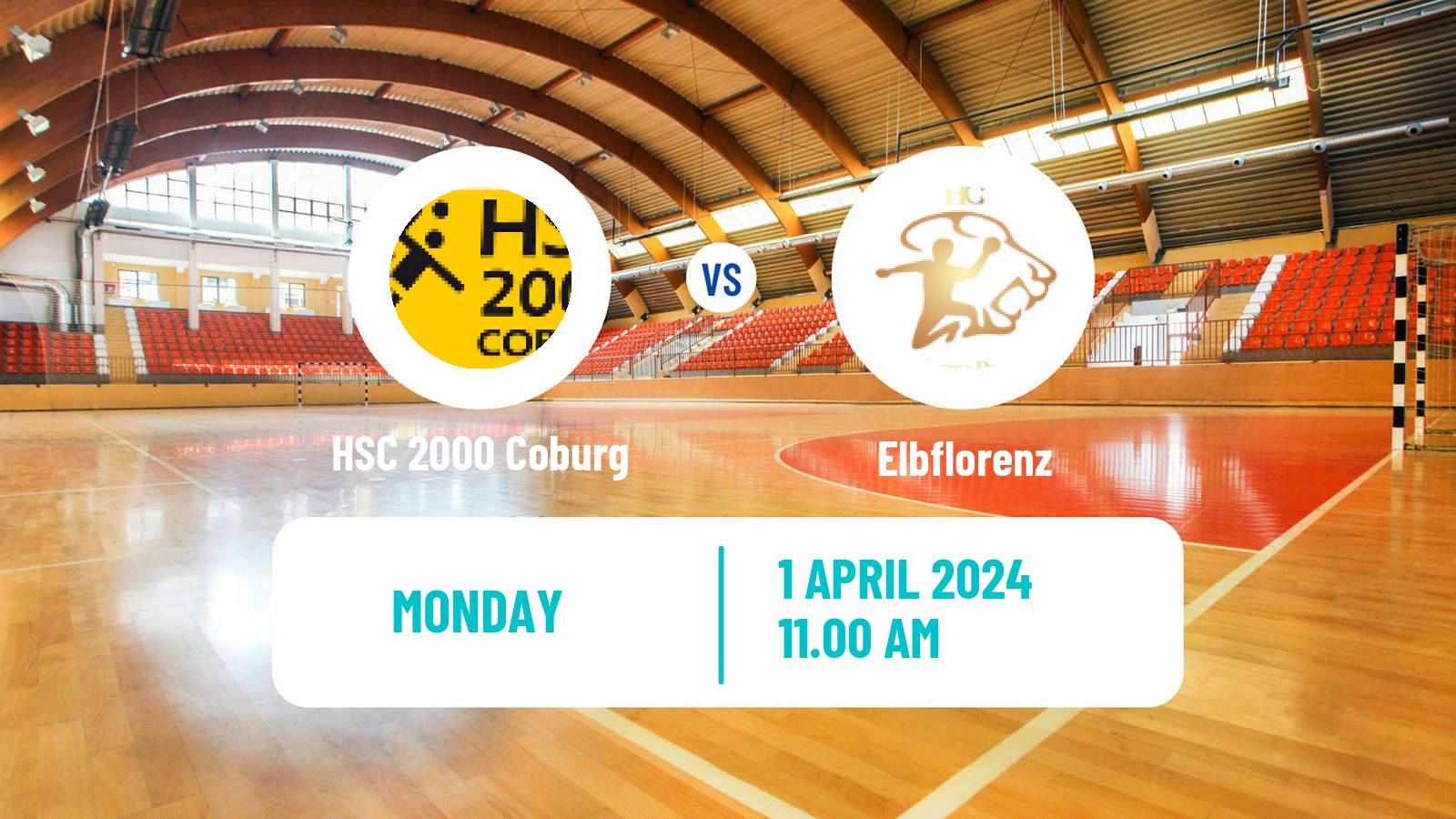 Handball German 2 Bundesliga Handball HSC 2000 Coburg - Elbflorenz