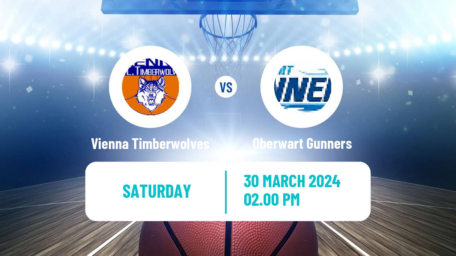 Basketball Austrian Superliga Basketball Vienna Timberwolves - Oberwart Gunners