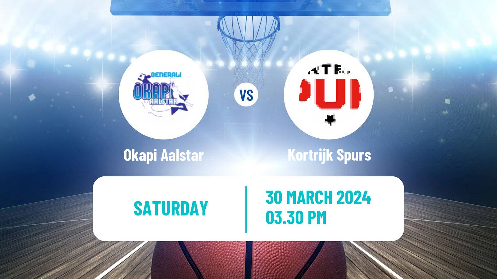 Basketball BNXT League Okapi Aalstar - Kortrijk Spurs