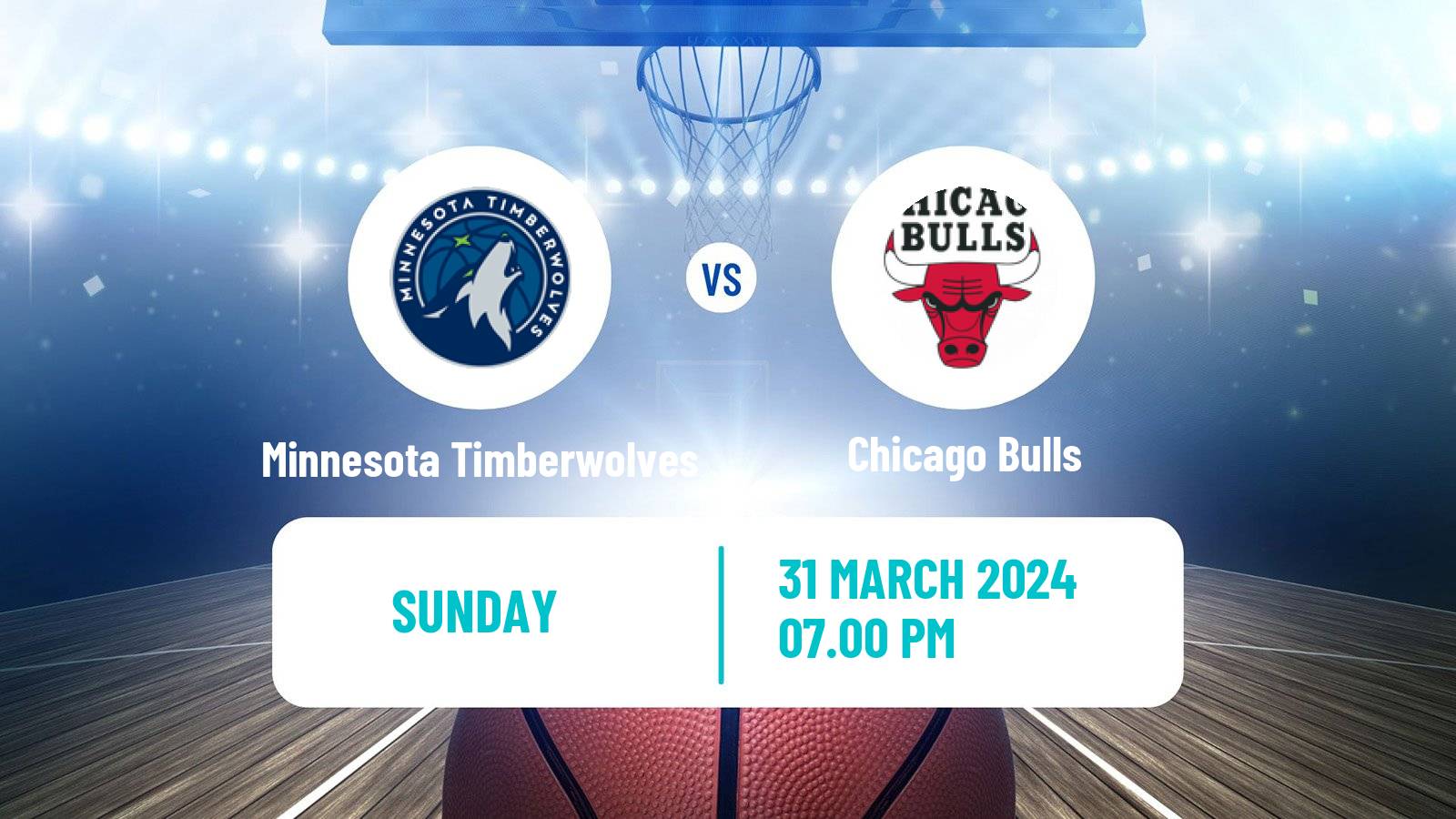 Basketball NBA Minnesota Timberwolves - Chicago Bulls