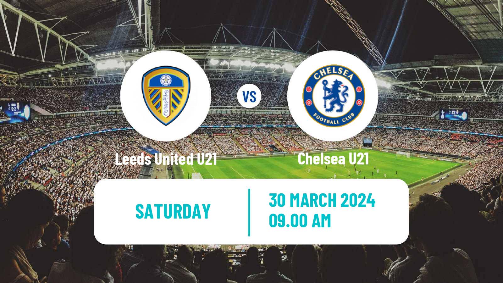 Soccer English Premier League Cup Leeds United U21 - Chelsea U21