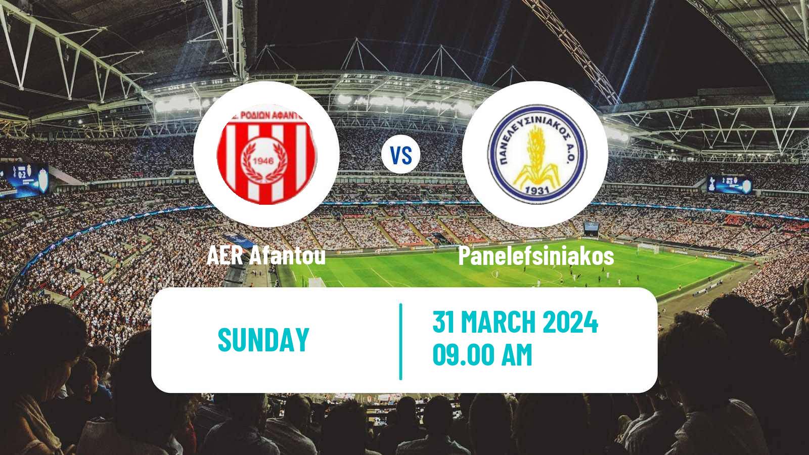 Soccer Greek Gamma Ethniki - Group 3 Afantou - Panelefsiniakos