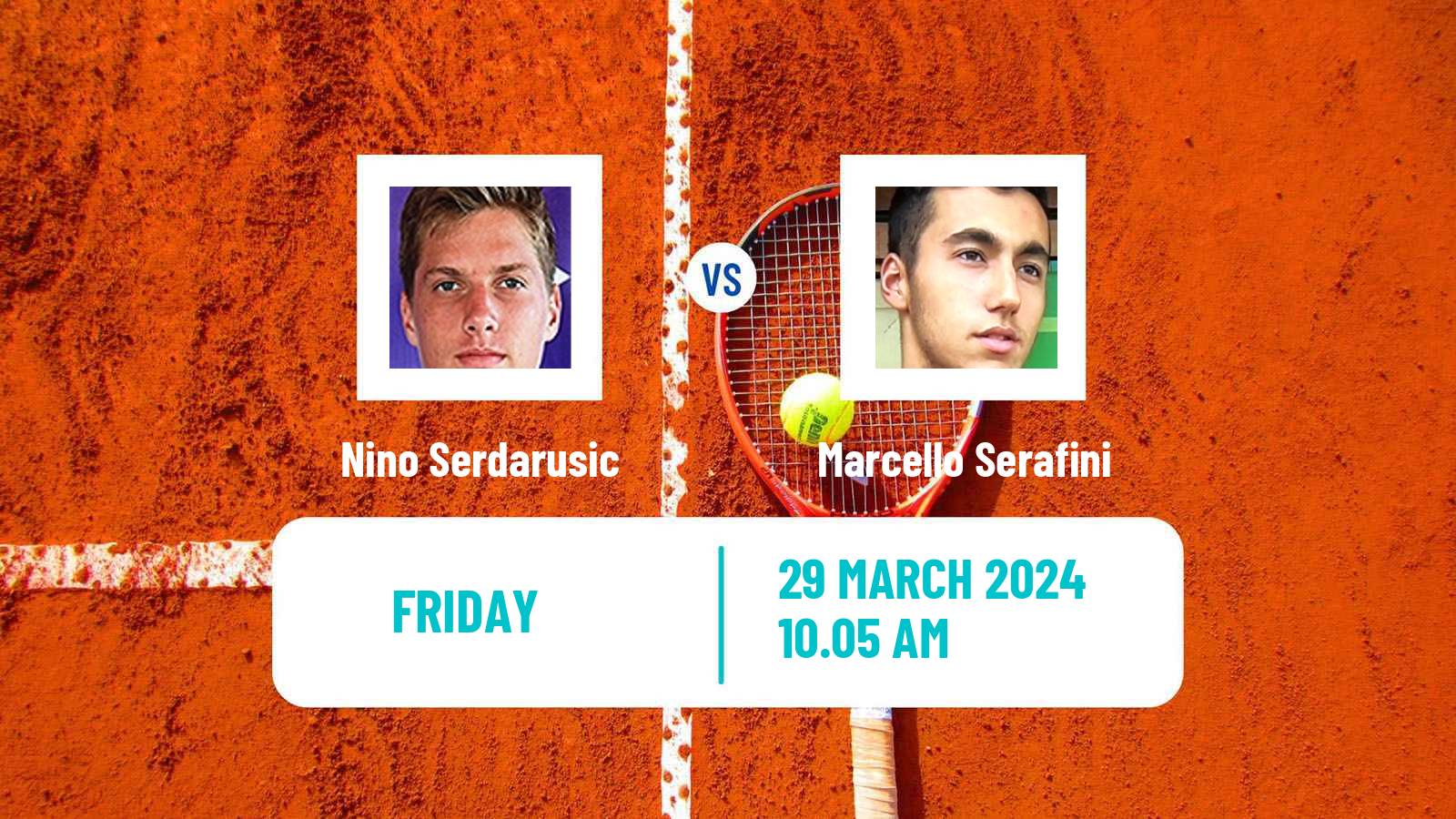 Tennis ITF M25 Santa Margherita Di Pula Men Nino Serdarusic - Marcello Serafini