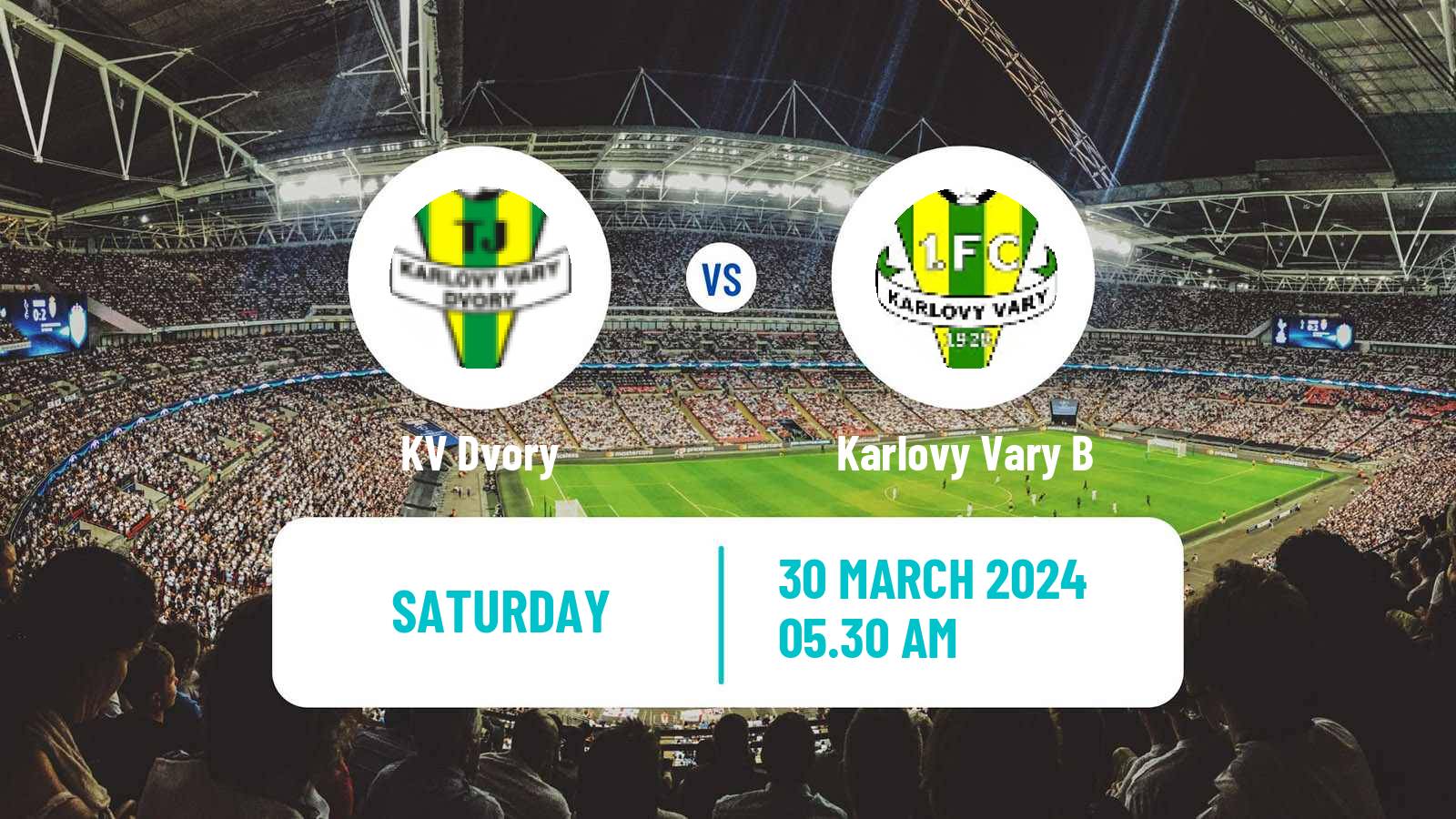 Soccer Czech Karlovarsky KP KV Dvory - Karlovy Vary B