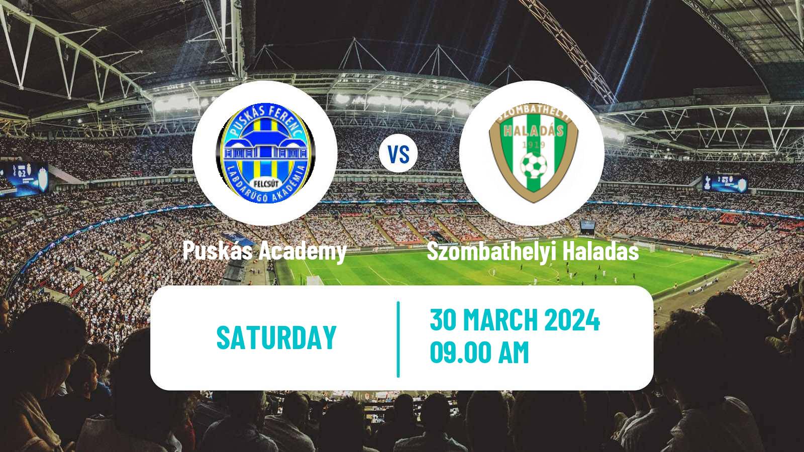Soccer Hungarian NB I Women Puskás Academy - Szombathelyi Haladas