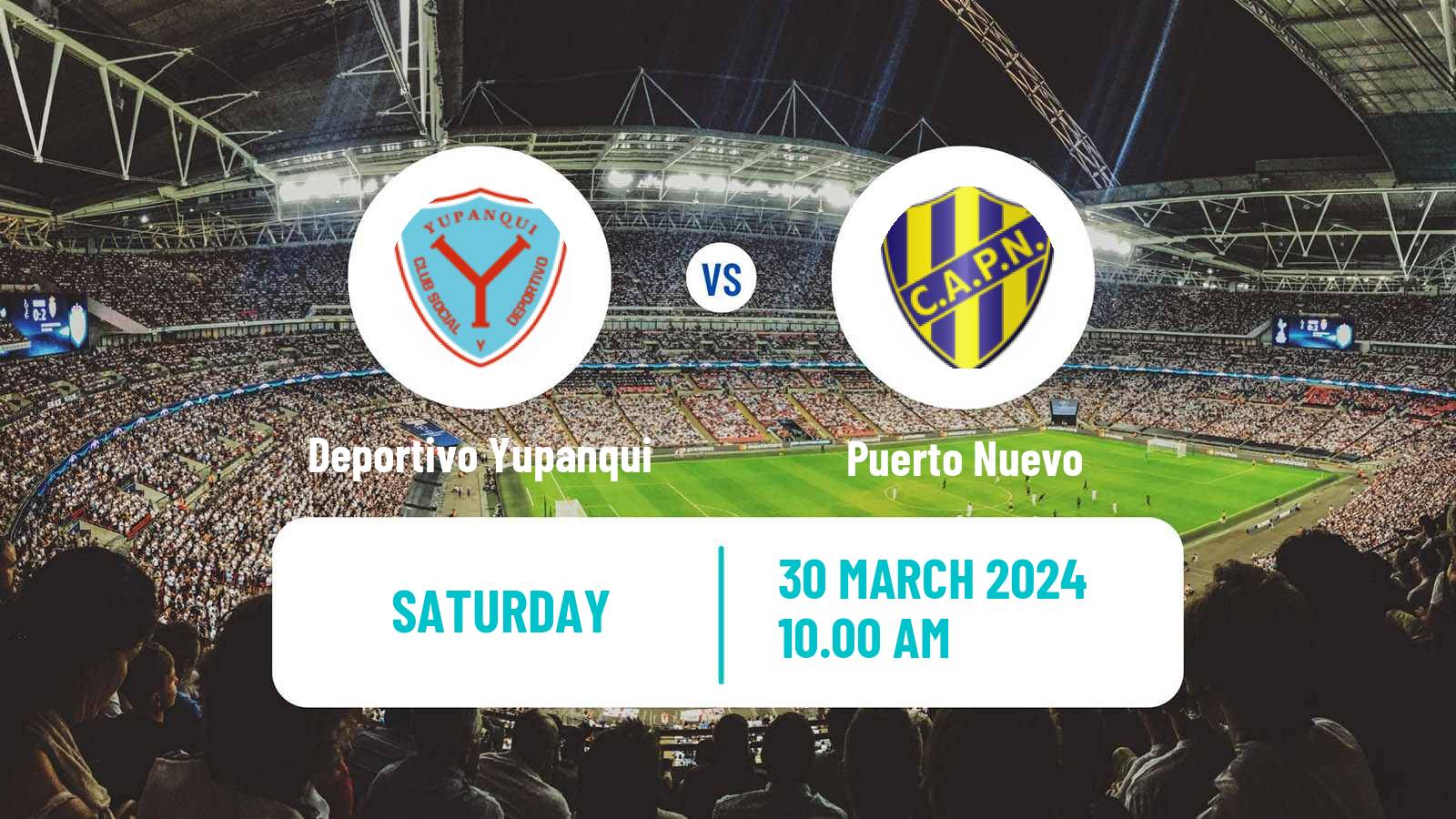 Soccer Argentinian Primera C Deportivo Yupanqui - Puerto Nuevo