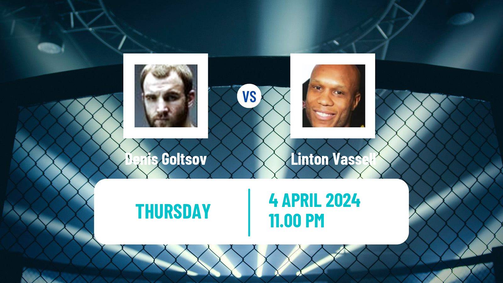 MMA Heavyweight Pfl Men Denis Goltsov - Linton Vassell