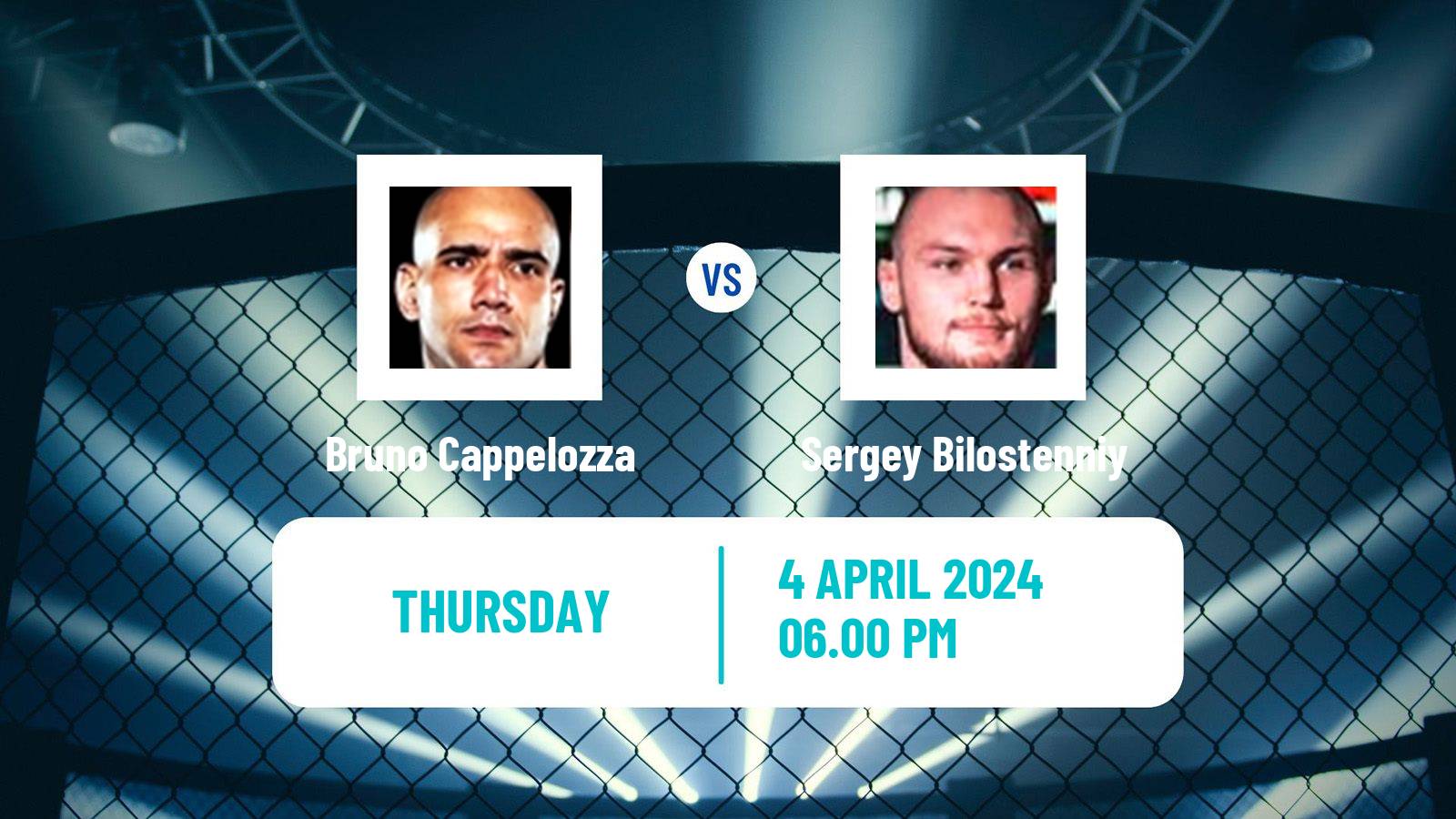 MMA Heavyweight Pfl Men Bruno Cappelozza - Sergey Bilostenniy