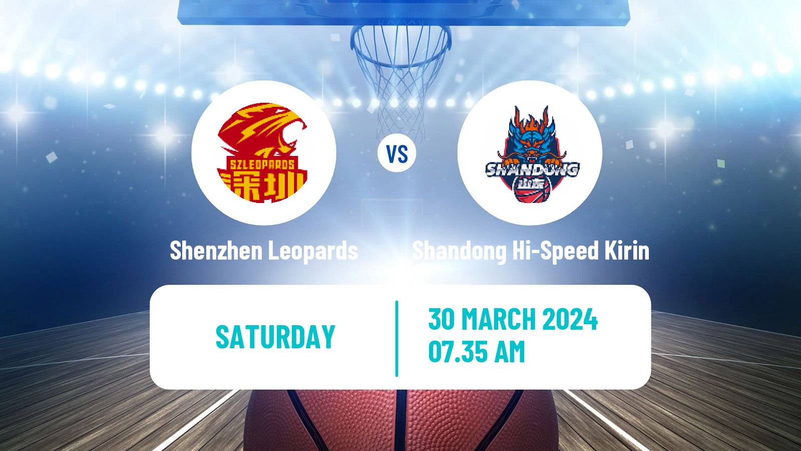 Basketball CBA Shenzhen Leopards - Shandong Hi-Speed Kirin