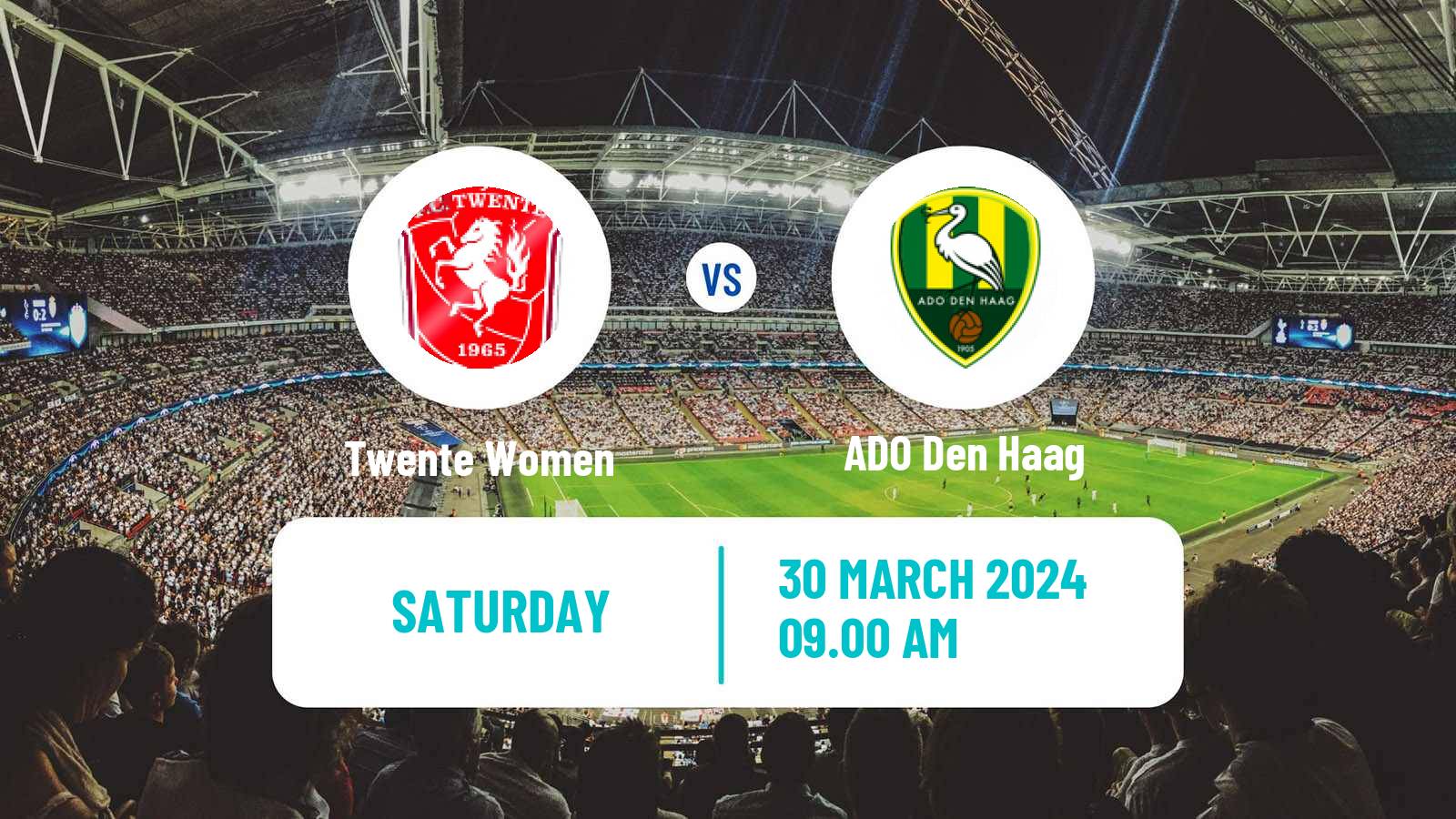 Soccer Dutch Eredivisie Women Twente - ADO Den Haag