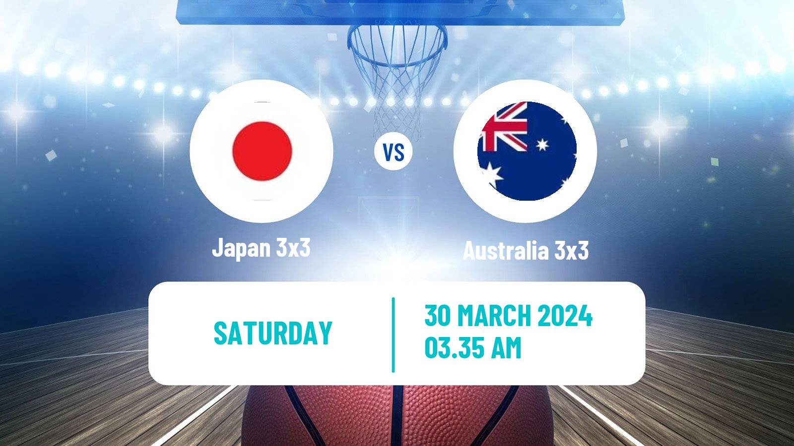 Basketball Asia Cup 3x3 Japan 3x3 - Australia 3x3