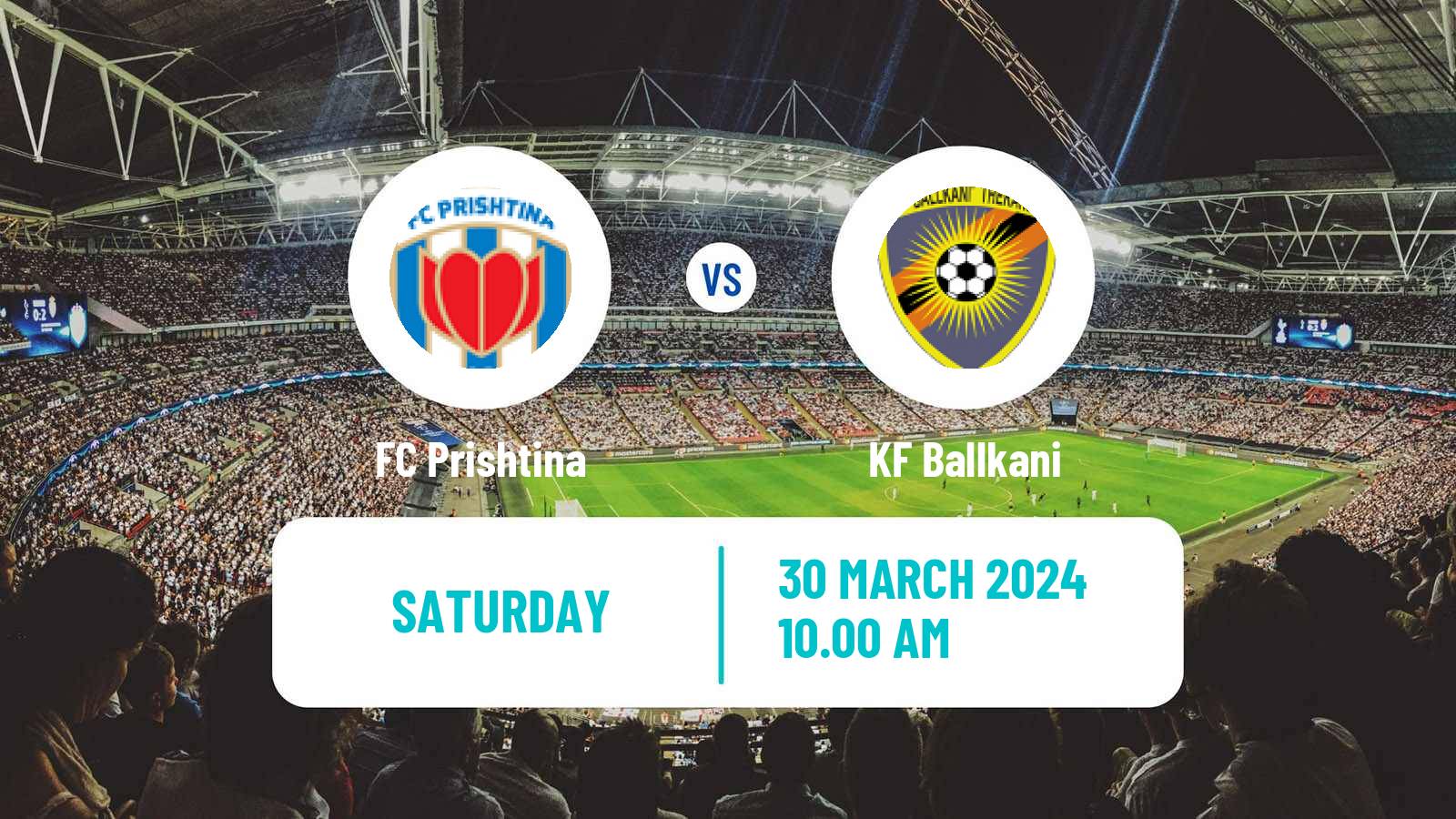 Soccer Kosovo Superliga Prishtina - Ballkani