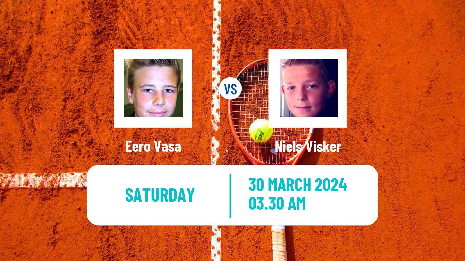 Tennis ITF M15 Antalya 8 Men Eero Vasa - Niels Visker