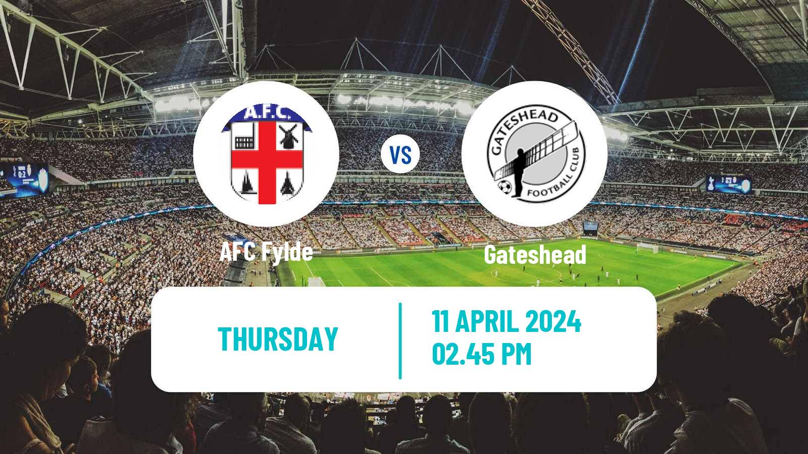 Soccer English National League Fylde - Gateshead