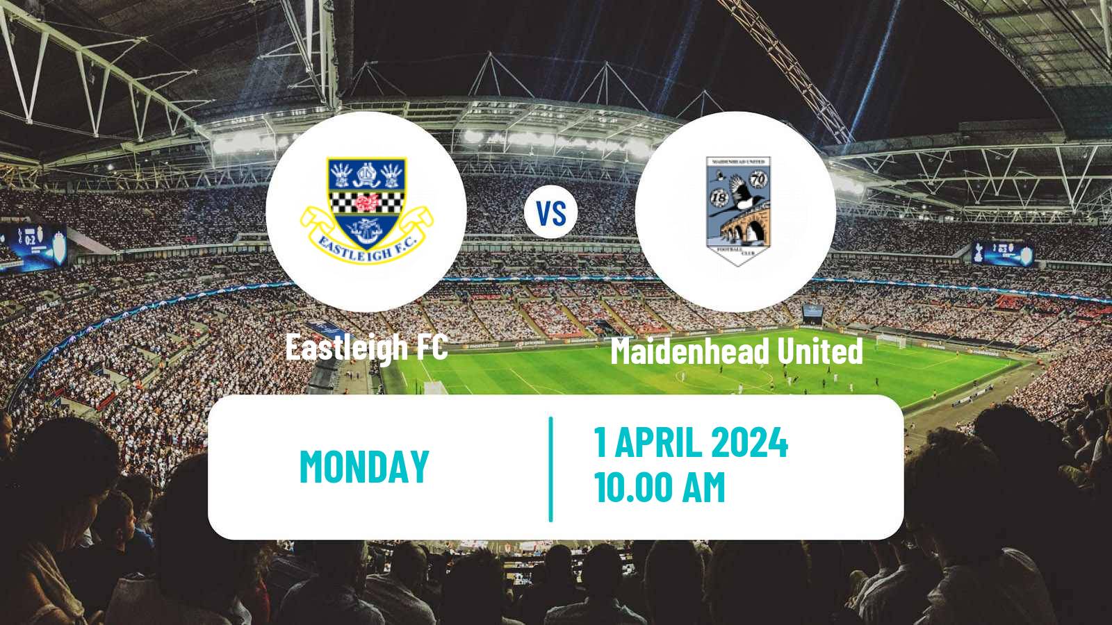 Soccer English National League Eastleigh - Maidenhead United
