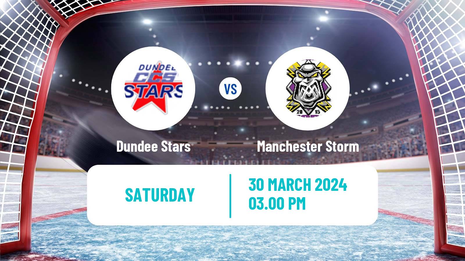 Hockey United Kingdom Elite League Dundee Stars - Manchester Storm