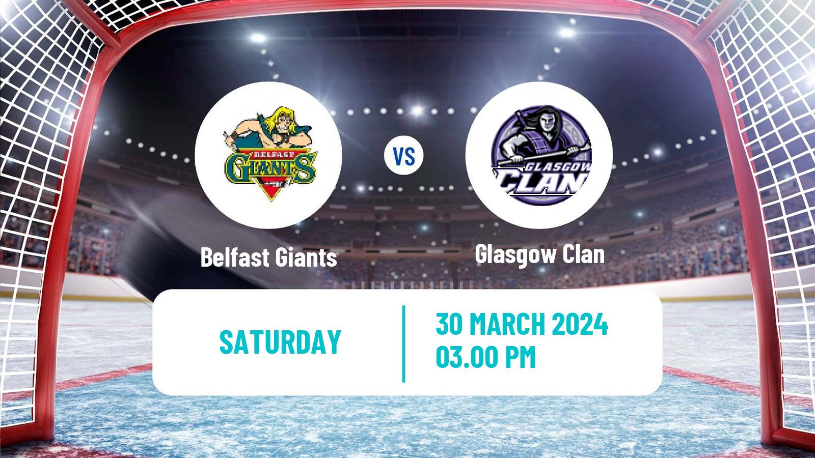 Hockey United Kingdom Elite League Belfast Giants - Glasgow Clan