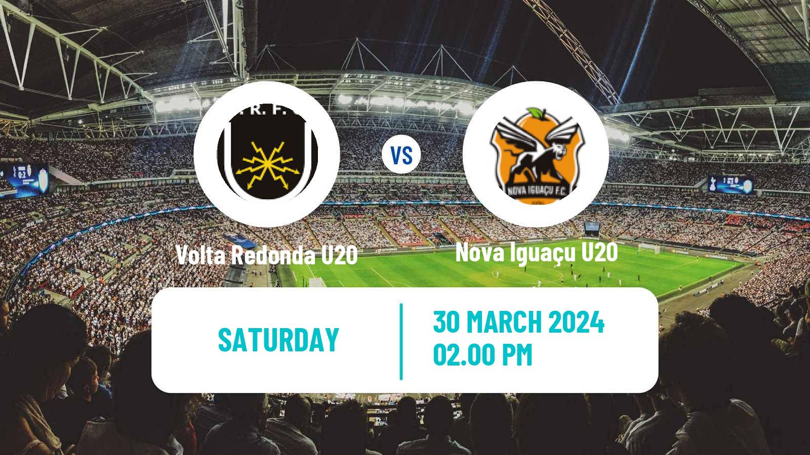 Soccer Brazilian Copa Rio U20 Volta Redonda U20 - Nova Iguaçu U20