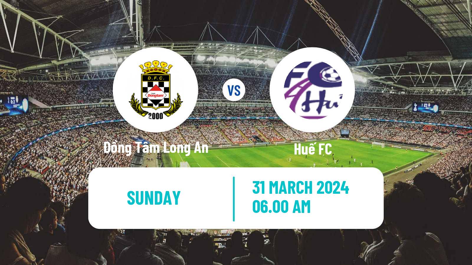 Soccer Vietnamese V League 2 Đồng Tâm Long An - Huế