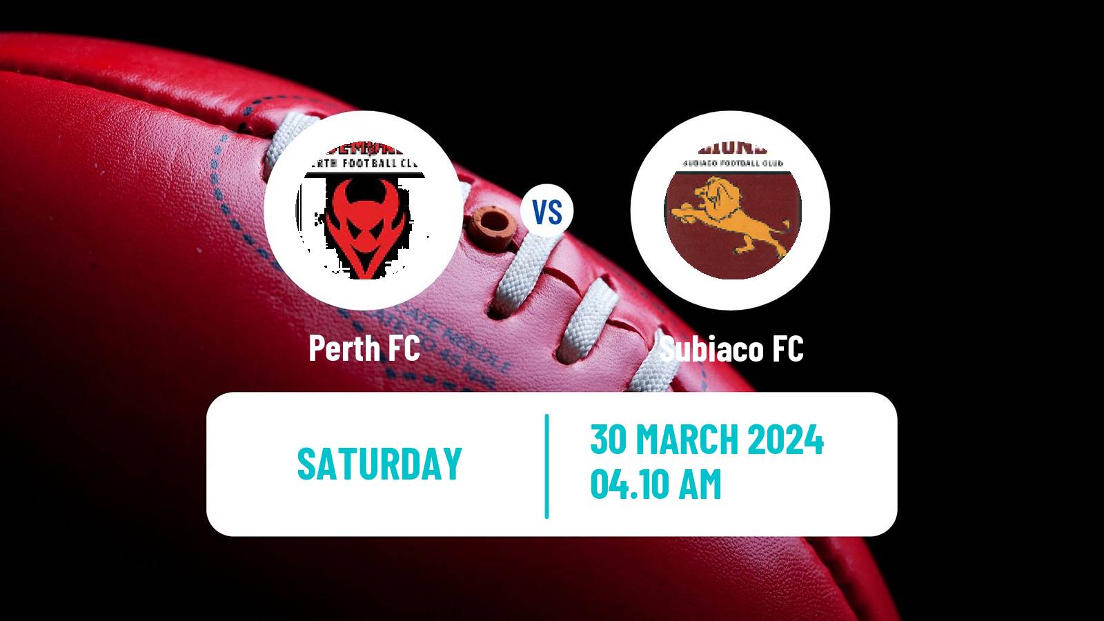 Aussie rules WAFL Perth - Subiaco