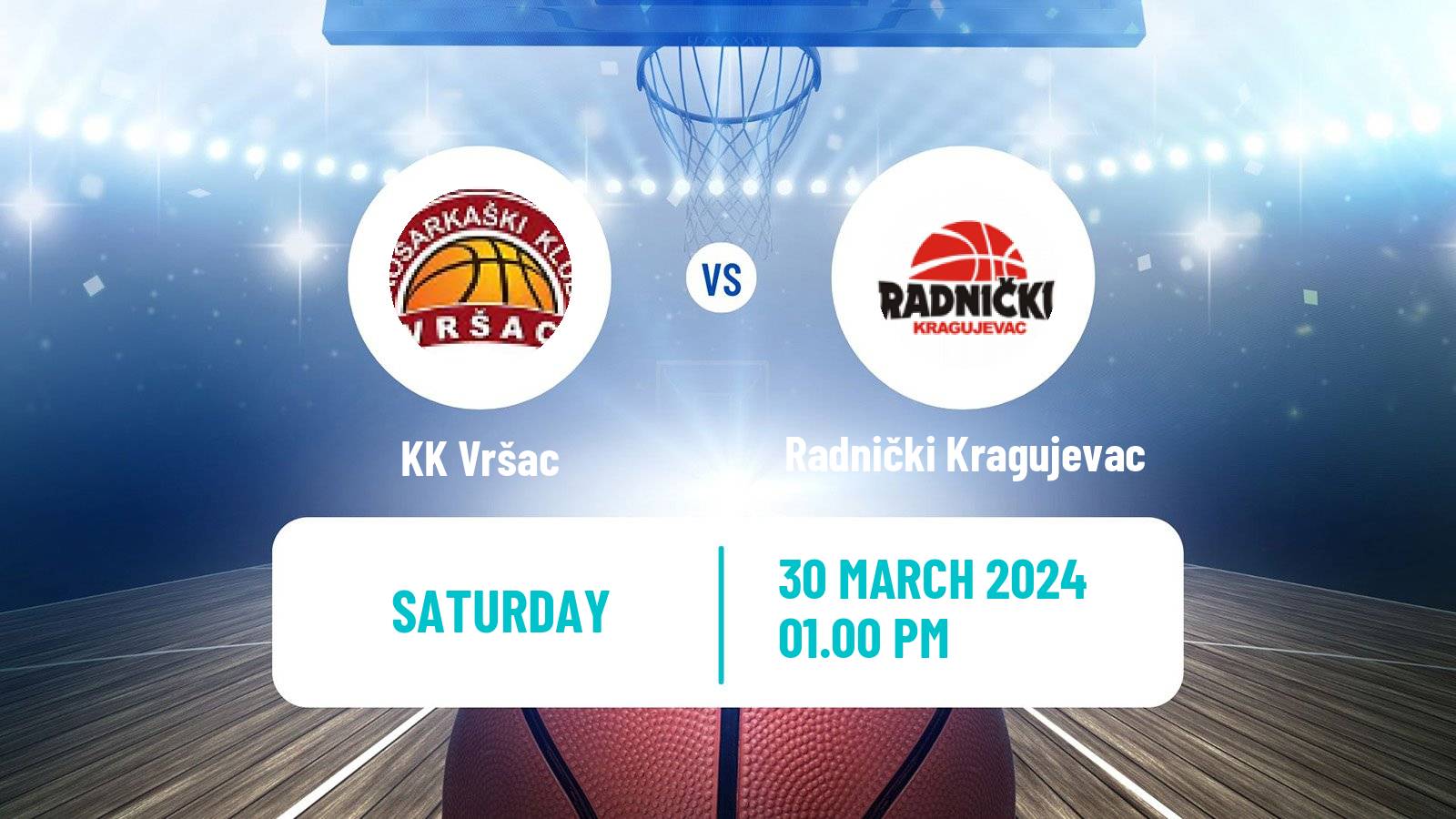 Basketball Serbian First League Basketball Vršac - Radnički Kragujevac