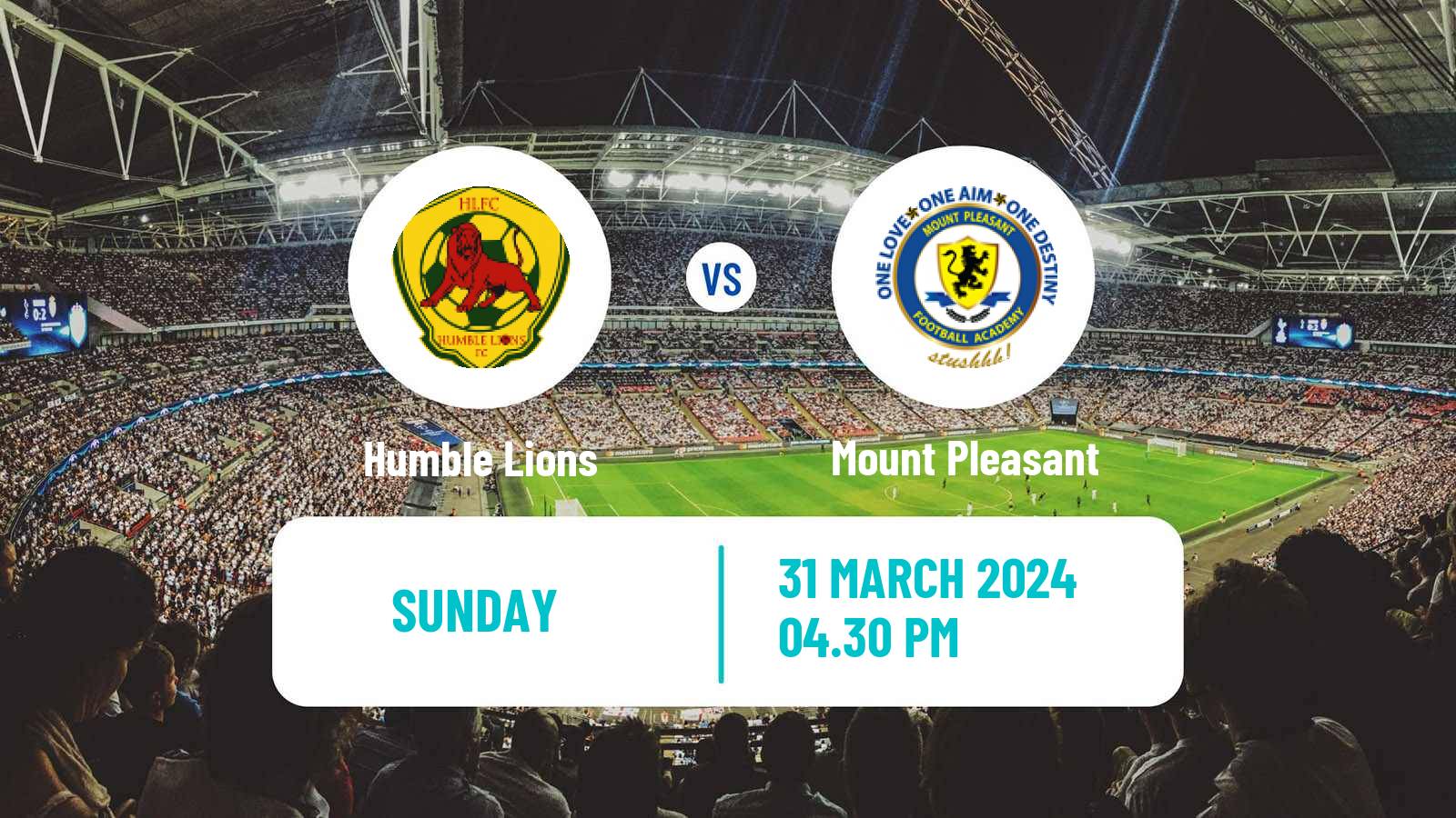 Soccer Jamaica National Premier League Humble Lions - Mount Pleasant