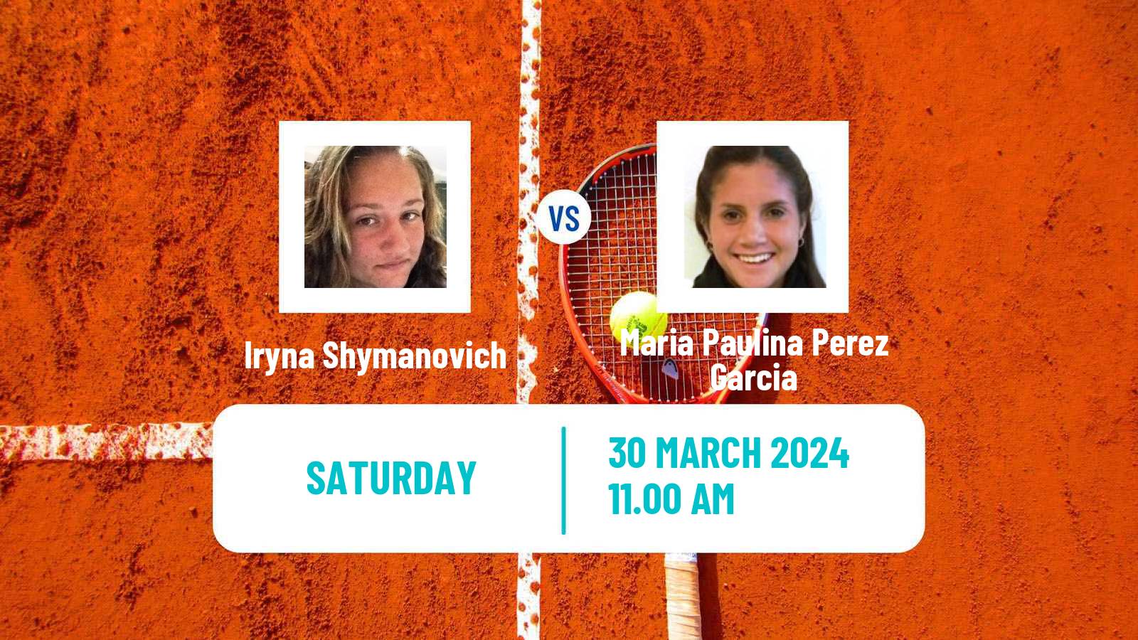 Tennis WTA Bogota Iryna Shymanovich - Maria Paulina Perez Garcia