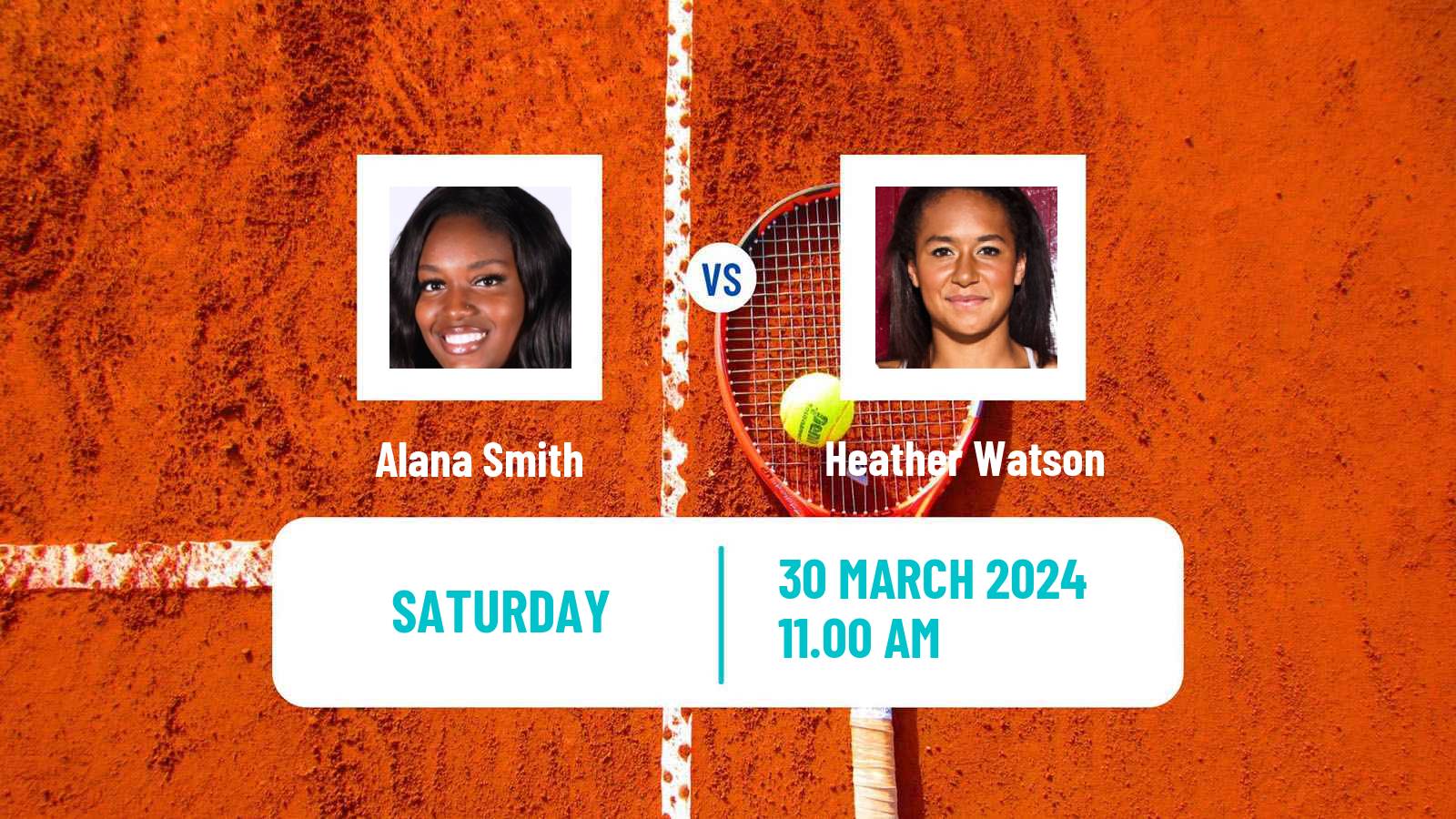 Tennis WTA Charleston Alana Smith - Heather Watson