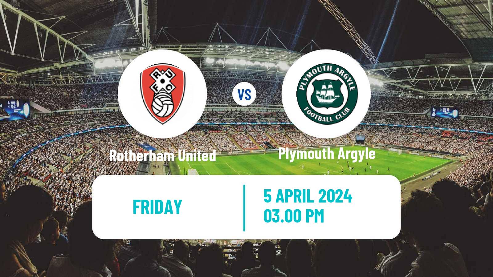 Soccer English League Championship Rotherham United - Plymouth Argyle