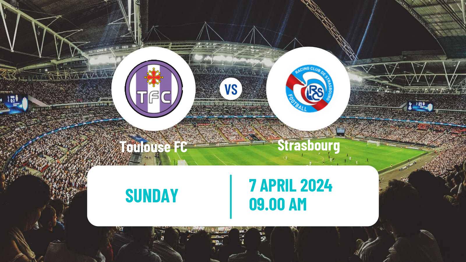 Soccer French Ligue 1 Toulouse - Strasbourg