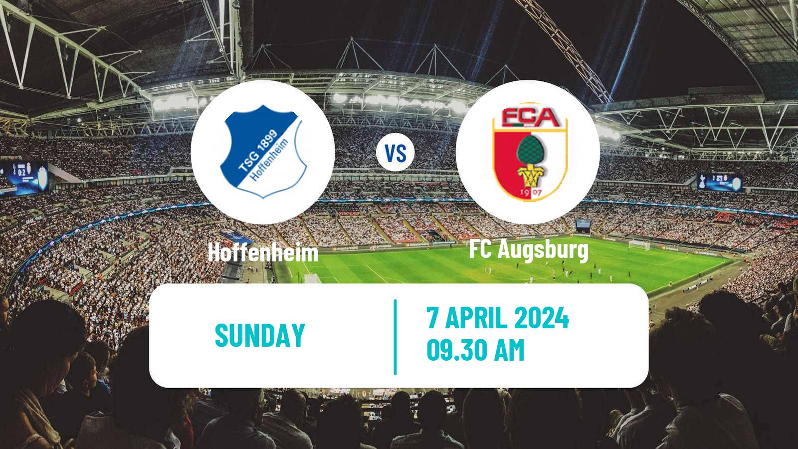 Soccer German Bundesliga Hoffenheim - Augsburg